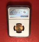 1937 36 -spain    Beads Around Value    - Uncirculated 50 C  graded Byngc Ms65rd