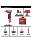 Milwaukee M12 Fuel Propex Expander Tool Kit With 1 2 - 1  Expander Heads 2532-22