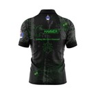  custom Name   - Hammer Black Widow Black Neon Green Grunge Bowling Jersey S-5xl