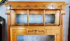 Massive Victorian Birdseye Maple Fireplace Mantel W Bronze Mounts