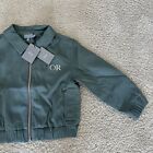 Nwt 100  Authentic Dior Kids Military Green Cotton Jacket - Size 6 Kids Unisex
