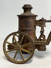 Vintage Large Wilkins Cast Iron  Horse Drawn Fire Pumper - Hubley Arcade Kenton
