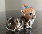 Vintage Japan Yorkie Yorkshire Terrier Figurine  Josef Originals No Label  Cute 