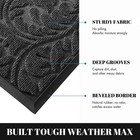 Yimobra Sturdy Door Mat  Heavy Duty Front Welcome Mats For Home Entrance Outdoor