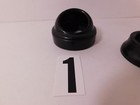 3 Original Antique Western Electric E1 Handset Parts With Some Chips   Cracks 