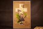Lot 6 Unused Easter Postcards Circa 1910 Religious Embossed German Printed Cards