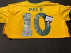 Pele  10 Authentic Signed Brazil Soccer Jersey Psa Dna Authenticated Cert  Auto