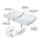 Munchkin Secure Grip Baby Diaper Changing Pad Standard Size  16  X 31    White