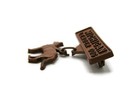 Michigan Leader Dog Pin   Charm Gold Tone