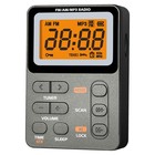 Portable Radio Am Fm Rechargeable Pocket Radio W  Best Reception Digital Tuning