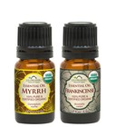 100  Pure Myrrh   Frankincense Essential Oil Combo Pack - Usda Organic  5ml  Aro