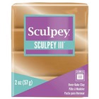 Sculpey Iii   Polymer Oven-bake Clay  Gold  Non Toxic  2 Oz  Bar  2 Oz  Gold 