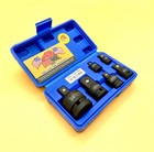 6 Pc Impact Socket Adapter Set Impact Reducer Set Drill Hog   Lifetime Warranty