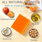 5 Pcs Persimmon Soap Bar For Old People Smell  Persimmon And Green Tea Extract F