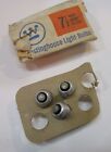 Three New Vintage 1950 s Westinghouse 7-1 2 Watt Clear Small Ball Light Bulbs