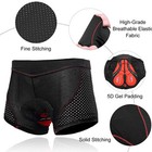 Men s Cycling Underwear Shorts 5d Padded Gel Adsorbent Design Mtb Biking Shorts