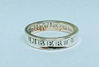 Coin Ring Handmade From Us Silver Quarter 1940-1964 Sizes 4-8 5  Thin Band