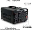 Lvyuan 5000 Watt Voltage Converter Transformer Heavy Duty Step Up down Ac
