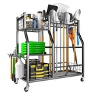Garden Tool Organizer Stand  Garage Tool Storage Organization  Yard Tool Large