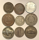 Us Coin Collection Lot 1864-1943 Actual Coins Obsolete Silver  Old Us Type