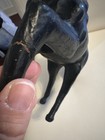 Vintage Black Chalkware Japanese Mid Century Tennessee Walking Horse-equestrian