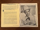 Very Early 1954 Grand Ole Opry Souvenier Program