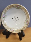 Antique Floral Hand Painted Nippon Berry Fruit Drain Bowl Set