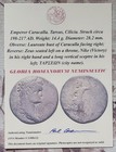 Emperor Caracalla Genuine Ancient Roman Provincial Coin Silver Necklace With Coa