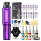 Tattoo Kits 1 Count Wormhole Wireless Machine Kit Gun 050 Mah Capacity Power Pen