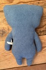 2003 Uglydoll Blue Wedgehead 13    Plush Stuffed Animal Monster Toy