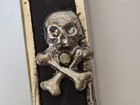 Antique Cross Skull Memento Mori Crucifixes Big Pendant Very Rare     Bf101  