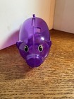 Premier Banks Purple Plastic Piggy Bank Advertising Item