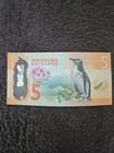 New Zealand 5 Dollar Uncirculated  Polymer  Banknote