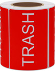300pcs Trash Stickers 3x2 Inch Clean Sign Disposal Reminder Labels