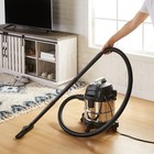 4 Gallon 3hp Stainless Steel Wet Dry Shop Vacuum Cleaner Grey Black