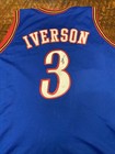 Allen Iverson Signed Philadelphia 76ers Jersey Jsa Coa Autographed