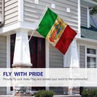 Anley 2 Pcs 3x5 Ft Our Lady Virgen De Guadalupe Mexican Flag Virgin Mary Flag