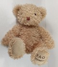 Fao Schwarz Teddy Bear Plush Stuffed Animal No Paper Ear Tag Sitting Position 