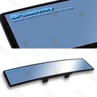 Universal Convex 300mm Wide Broadway Blue Tint Interior Clip On Rear View Mirror