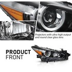 Projector Halogen Headlight Passenger Side For Mazda 3 2017-2018 Sedan Hatchback