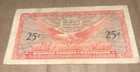   25  Cents Mpc Military Payment Certificate  641 - Free Shipping