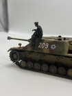 1 35 Dragon Jag-panzer Iv German Military Tank Model Tan With Soldier Figure