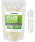 1000 Clear Vegan Empty Capsules Size 3 - Vegetarian Diy Pill Filling - Veggie Ca