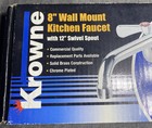 New Krowne Kitchen Faucet 8  Wall Mount W  12  Swivel Spout Model 12-812