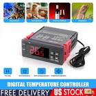 Digital Fahrenheit Controller Temperature Ac110v Thermostat Control Relay Sensor