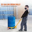 Uimoso 55 Gallon Drum Dolly Cart  1200 Lbs Capacity  Heavy Duty With Wheels
