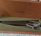 Vintage Gingher Chrome Dressmaker Scissors With The Original Box