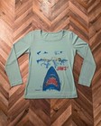 Vintage 1975 Jaws Movie Long Sleeve Tee     Official Universal Studios Promo