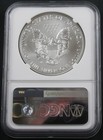 2017 W Burnished American Silver Eagle Ngc Ms 70