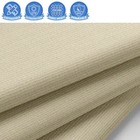 Custom 6 Ft Beige Fabric Roll Sunwind Screen Uv Block Shade Cloth Patio Yard